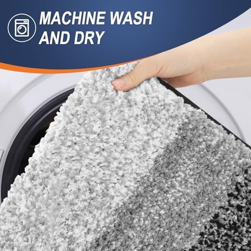 OLANLY Large Bathroom Rugs 59x35, Extra Soft Absorbent Microfiber Bath Rugs - Image 5