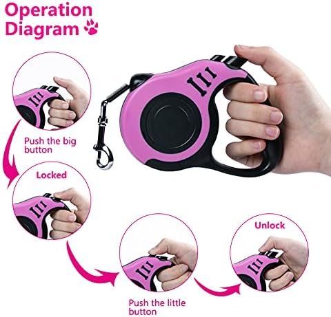 Retractable Dog Leash 16ft, Tangle-Free Expandable Leash - Image 3