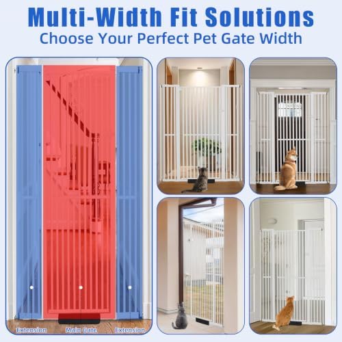 SHYUJAJIE 71 Inch Extra Tall Pet Gate - Image 6