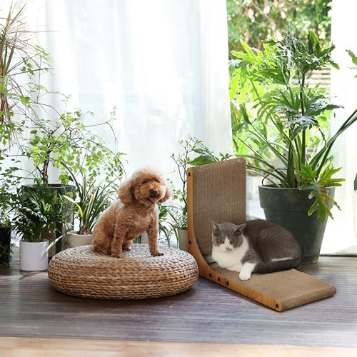 FUKUMARU Cat Scratcher, 18.9 Inch L Shaped Cat Scratch Pad - Image 6