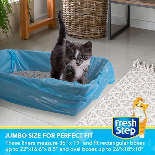 Fresh Step Jumbo Sifting Drawstring Cat Litter Box Liners - Image 4