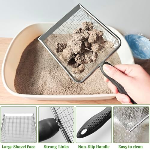 Metal Cat Litter Scoop, Cat Scooper - Image 5
