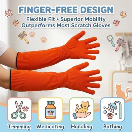 Cat Gloves Bite Proof, Cat Handling Gloves - Image 5