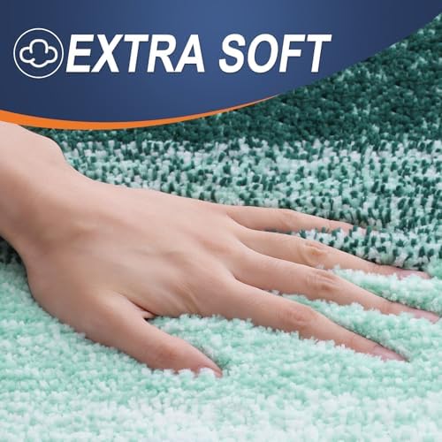 OLANLY Bathroom Runner Rug 54x24, Extra Soft Absorbent Microfiber Bath Rugs - Image 3