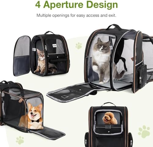 Large Cat Backpack Carrier Expandable Pet Carrier Backpack - Image 5
