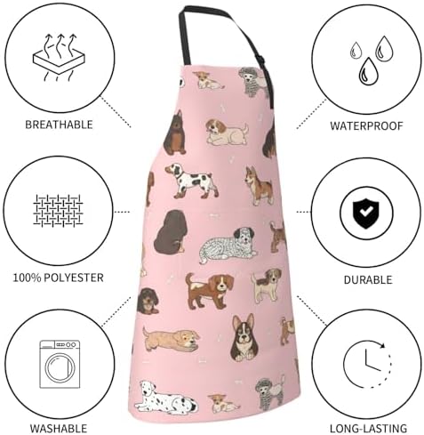 Waterproof Apron For Adults Chef Bib - Image 6