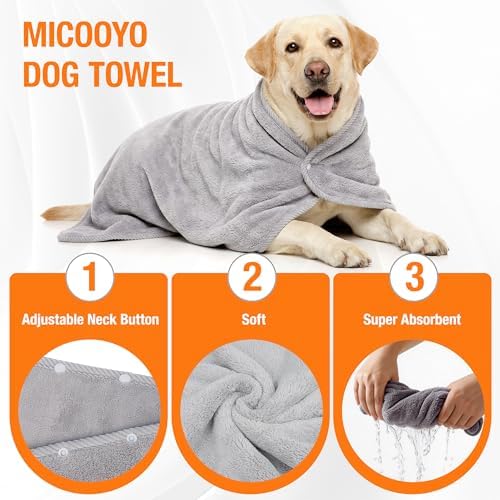 MICOOYO Dog Towel, Microfiber Dog Towels - Image 2