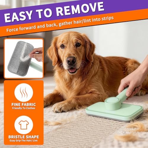 Pet Hair Removal Tool, Reusable Lint Brush - Image 2