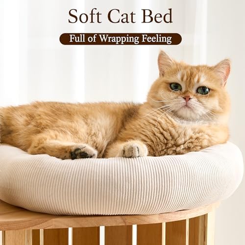 HITTITE Solid Wood Cat Tree Tower - Image 4