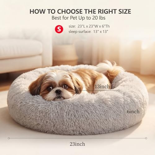 nononfish Comfortable Donut Dog Bed - Image 3