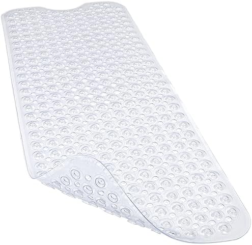 Bathtub and Shower Mats, 40x16 Inch Extra Large Non Slip Soft Bath Tub Mat by Linoows
