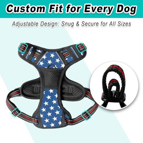 BARKBAY Dog Harness for Small Sized Dog No Pull 2 Leash Clips Dog Vest - Image 6