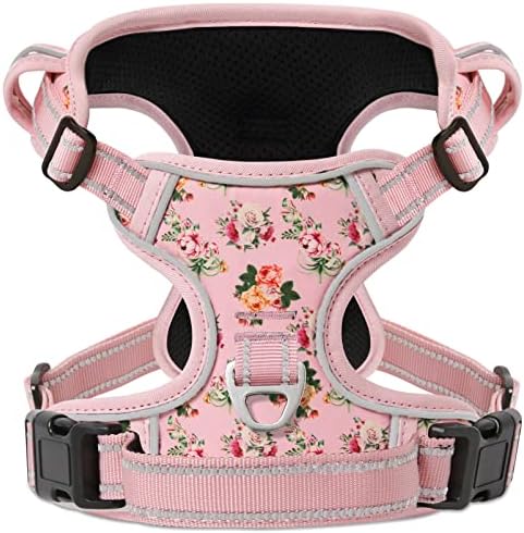 HEELE Dog Harness, No Pull Adjustable Padded Reflective Harness by HEELE