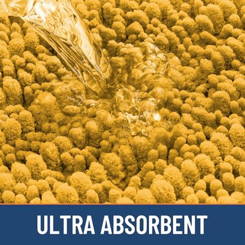 Smiry Bathroom Rugs 34X21, Extra Soft Rubber Backing Chenille Bath Mats - Image 5