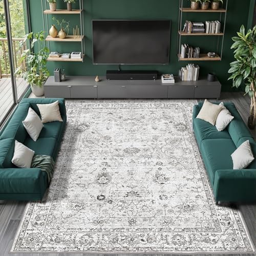 Grey Area Rug 5x8 for Living Room Bedroom - Image 4