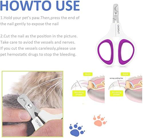 Pet Nail Clippers, Cat & Kitten Claw Nail Clipper Safe Sharp Trimmer - Image 3