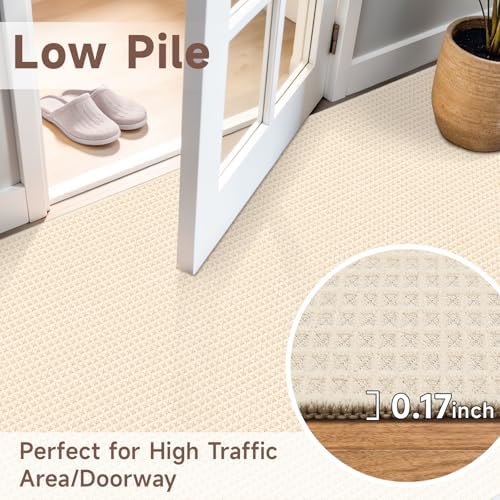 2x4 Waffle Bathroom Runner Rug: Super Absorbent Anti Slip Bath Mat - Image 7