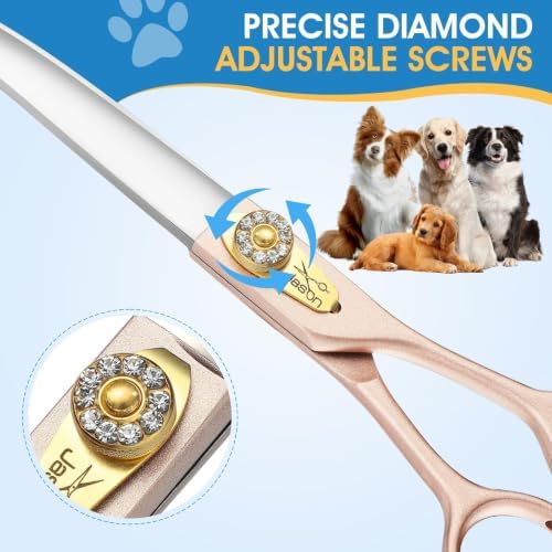 JASON Curved Dog Grooming Scissors - Image 4