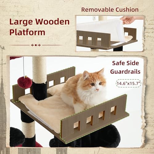 Gitelsnour Sturdy Cat Tree Tower - Image 3