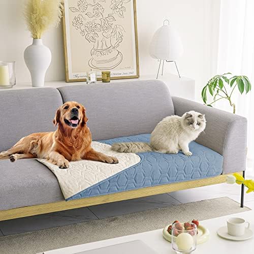 Waterproof Blanket Couch Cover for Dogs Non-Slip Pet Sofa Protector by TcksstexFauxFurDogBedCover