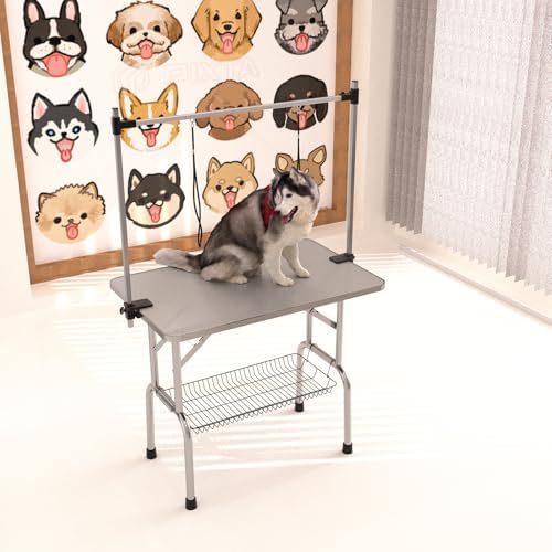 36" Dog Grooming Table Foldable Pet Grooming Tables by TRODEP