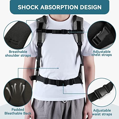 Petsfit Dog and Cat Backpack Carrier, Padded Waist Support - Image 6