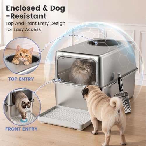 Stainless Steel Litter Box - Image 3