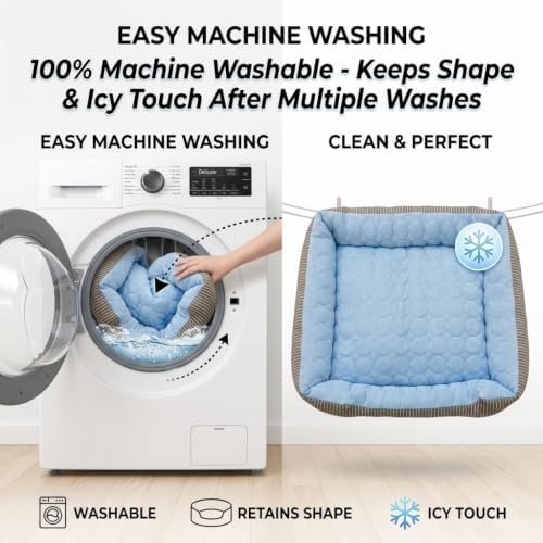 Cooling Dog Bed, Self-Cooling Pet Bed Mat - Image 5