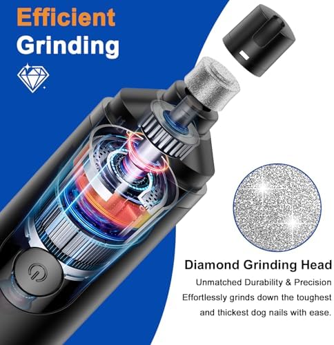 Dog Nail Grinder, Quiet and Low-Vibration Dog Nail Trimmers - Image 3