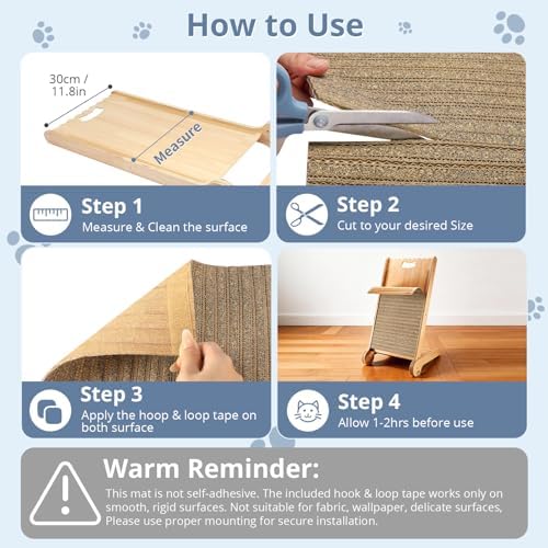Natural Cork Cat Scratcher Mat - Image 4