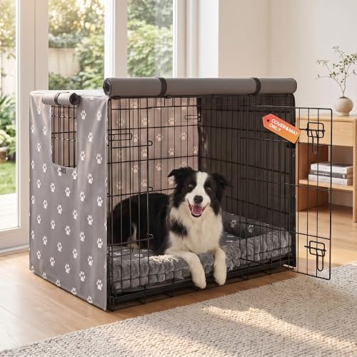 PetPrime 36 Inch Dog Crate Cover by PetPrime