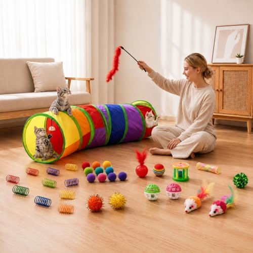 AILUKI 33PCS Cat Toys Variety Pack - Image 6
