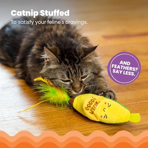 Catstages Kicker Peelin' Good Banana Dental Cat Toy - Image 3