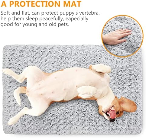 Dog Bed Kennel Pad Washable Anti-Slip Crate Mat - Image 3