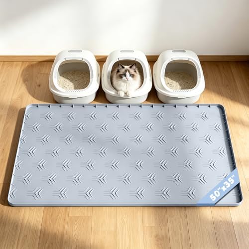 JUJOMAT Cat Litter Box Mat by JUJOMAT