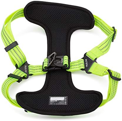 TRUE LOVE Step-in Dog Harness, Reflective, Breathable, Neon Yellow - Image 6