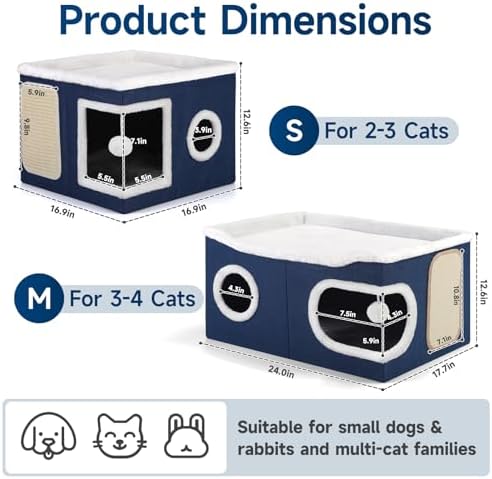 Shikha Extra Large Cat House Bed - Image 2
