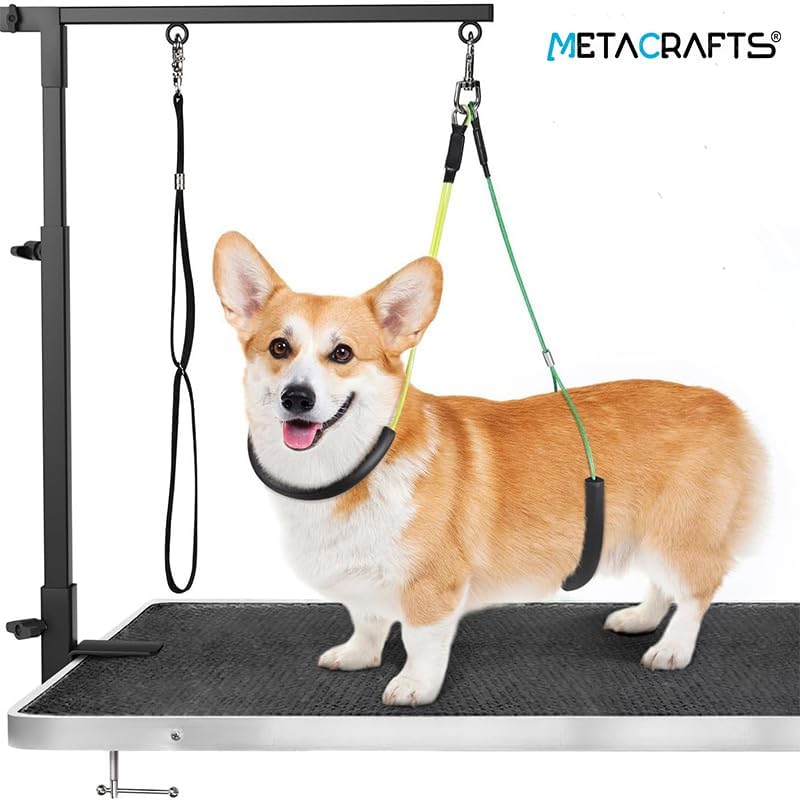 Dog Grooming Arm with Pet Grooming Hammock, getlstub 35" Pet Grooming Table Arm - Image 4