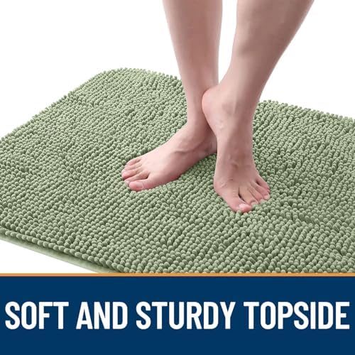OLANLY Dog Door Mat for Muddy Paws 24x16, Super Absorbent Chenille Mud Mat - Image 4