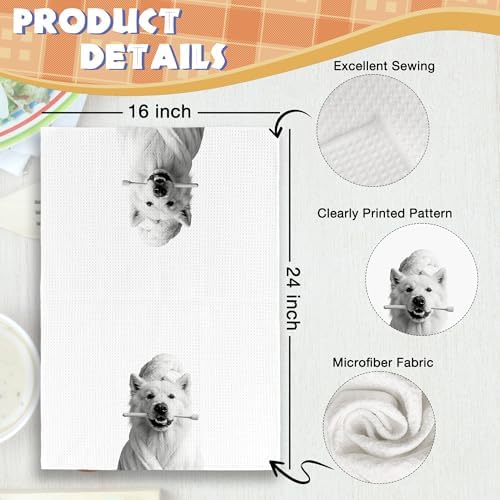 Dog Kitchen Towels Decor Set of 2 - Image 6