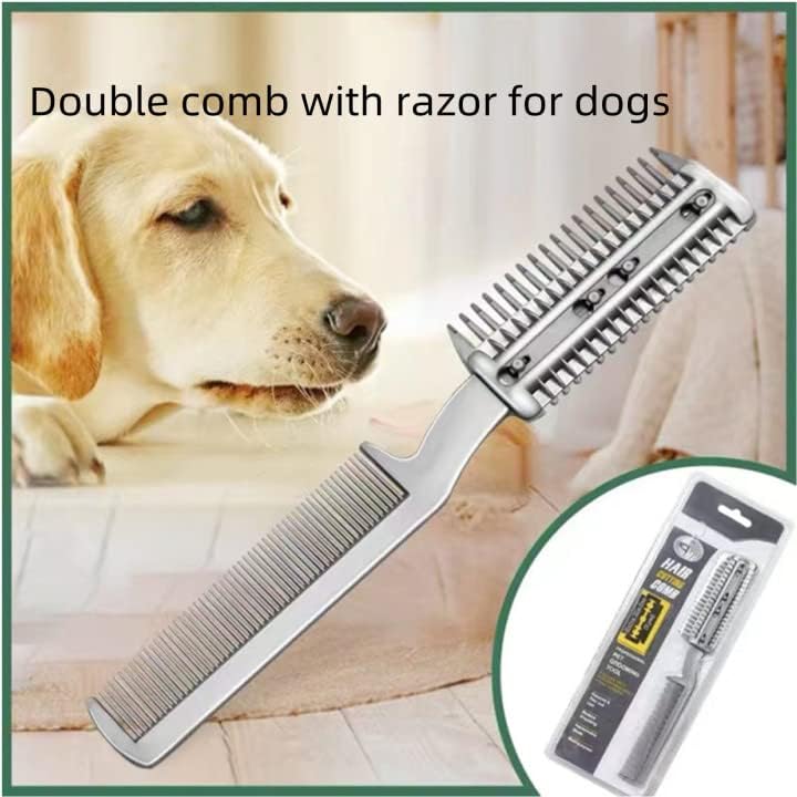 2Pcs Razor Comb for Dogs Cats - Image 2