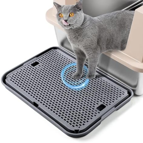 Cat Litter Box Step, Large Cat Litter Ramp by Bartuke