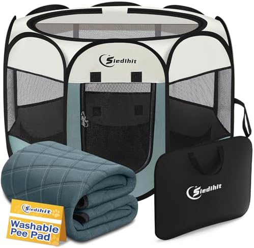 Siedihit Dog Pet Playpen Tent Crate Cage by Siedihit