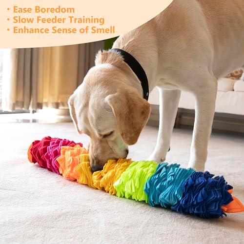 Ablechien Snuffle Ball Rainbow Snuffle Snake Puzzle Toy - Image 3