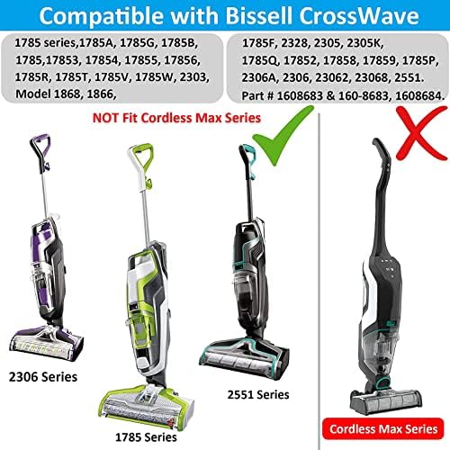 for Bissell CrossWave Pet Pro 2306A CrossWave 1785 Series Replacement Part 1 - Image 2