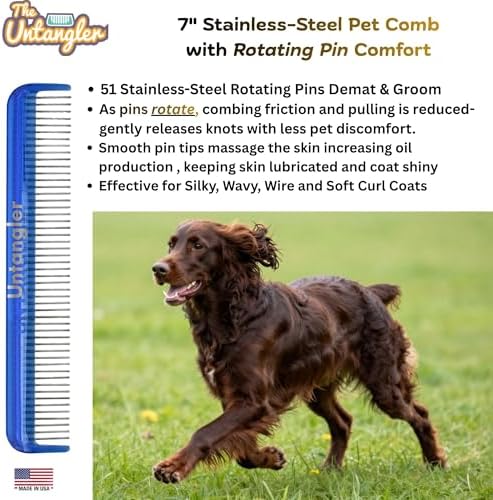 Pet comb for easy mat removal - Image 2