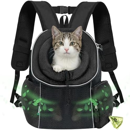 PetAmi Dog Carrier Backpack, Hands Free Front Pet Carrier, 14 lbs by PetAmi