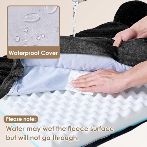 EHEYCIGA Extra Large Dog Bed Othorpedic, Memory Foam XL Dog Bed - Image 3