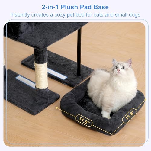 Heybly Cat Tree, 45.3" Cat Tower - Image 6