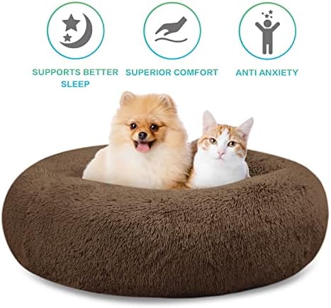 SAVFOX 23 inches Calming Donut Dog Bed - Image 5